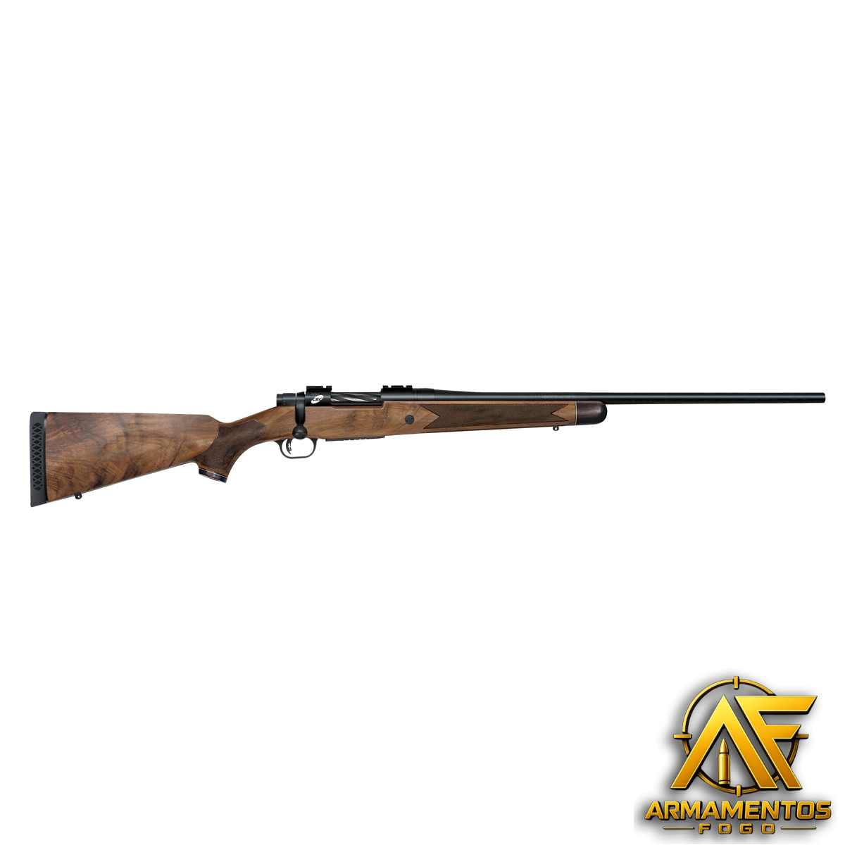 11590150487_patrio Rifle Mossberg Bolt Action Patriot Walnut 6.5 Creedmoor 24″ - Imagem 1